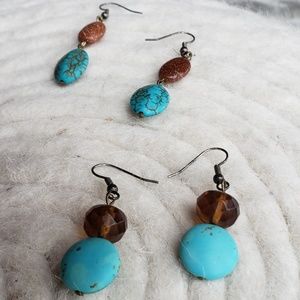 2 set Earrings handmade (matching necklace avail)